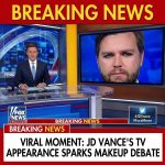 <p>During a Fox News segment where Vice President J.D. Vance was asked whether he’s eyeing 2028, viewers noticed what looked like heavy, “caked” makeup or broadcast smoothing on his face, sparking rapid online reaction and memes. (<a href="https://www.reddit.com/r/NewsRewind/comments/1pawkxo/is_that_his_real_face_viewers_zoom_in_on_jd_vance/?utm_source=openai">reddit.com</a>) Observers debated whether studio lighting, on‑air retouching or actual eyeliner explained the look. (<a href="https://www.washingtonpost.com/style/2025/03/07/jd-vance-face-meme/?utm_source=openai">washingtonpost.com</a>) Critics and opponents likened the appearance to Donald Trump–style on‑camera makeup, while political rivals used it for mockery. (<a href="https://www.thedailybeast.com/newsom-trolls-vance-over-his-maga-makeover-and-eyeliner/?utm_source=openai">thedailybeast.com</a>) The moment intensified scrutiny of image management in modern campaigns and fueled social‑media satire, underscoring how appearance and optics now shape political narratives as much as policy. Major outlets amplified the coverage widely.</p>