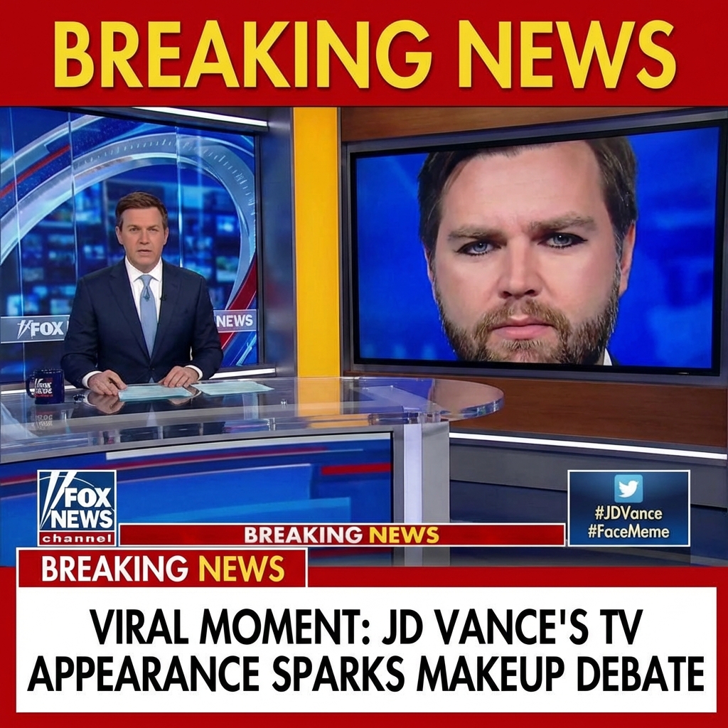 <p>During a Fox News segment where Vice President J.D. Vance was asked whether he’s eyeing 2028, viewers noticed what looked like heavy, “caked” makeup or broadcast smoothing on his face, sparking rapid online reaction and memes. (<a href="https://www.reddit.com/r/NewsRewind/comments/1pawkxo/is_that_his_real_face_viewers_zoom_in_on_jd_vance/?utm_source=openai">reddit.com</a>) Observers debated whether studio lighting, on‑air retouching or actual eyeliner explained the look. (<a href="https://www.washingtonpost.com/style/2025/03/07/jd-vance-face-meme/?utm_source=openai">washingtonpost.com</a>) Critics and opponents likened the appearance to Donald Trump–style on‑camera makeup, while political rivals used it for mockery. (<a href="https://www.thedailybeast.com/newsom-trolls-vance-over-his-maga-makeover-and-eyeliner/?utm_source=openai">thedailybeast.com</a>) The moment intensified scrutiny of image management in modern campaigns and fueled social‑media satire, underscoring how appearance and optics now shape political narratives as much as policy. Major outlets amplified the coverage widely.</p>