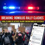 <p>Hundreds gathered outside Romulus City Hall on February 23, 2026, as the city council debated an ICE detention‑facility resolution; anti‑ICE protesters and pro‑ICE counterdemonstrators clashed and police intervened. Social‑media posts circulating on X/Twitter claim conservative activist Jayden Scott was assaulted during the confrontation, alleging his leg was broken and that he was taken by ambulance to a hospital after the incident. Those accounts attribute the violence to “ANTIFA” and portray the attack as part of a wider political campaign. No independent confirmation of Scott’s injuries or the alleged assailants has yet appeared in mainstream local news or official police statements.</p>
<p>Sources: local reporting on the Romulus protest and clashes; social‑media/X posts alleging Scott’s injury; Romulus police site. (<a href="https://www.fox2detroit.com/news/romulus-city-council-unanimously-approves-resolution-against-planned-ice-facility?utm_source=openai">fox2detroit.com</a>)</p>
<p>What I found: multiple reputable outlets confirm the Feb. 23 Romulus anti‑ICE rally and clashes, while the specific claim that Jayden Scott’s leg was “snapped” and he was hospitalised appears only on X/Twitter and has not been corroborated by local news or official statements as of this search. (<a href="https://www.fox2detroit.com/news/romulus-city-council-unanimously-approves-resolution-against-planned-ice-facility?utm_source=openai">fox2detroit.com</a>)</p>