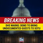 <p>The Department of Homeland Security warned that several House Democrats plan to bring undocumented migrants as guests to President Trump’s State of the Union tonight as a protest of his immigration policies and ICE enforcement. DHS accused lawmakers of prioritizing “illegal aliens” over citizen safety and provided a list of invited guests that it said includes suspected undocumented immigrants, DREAMers and people arrested for obstructing enforcement. Lawmakers such as Rep. Ilhan Omar and Rep. Mark Takano have invited people affected by ICE actions. Democrats are staging counterprograms in Washington while the White House highlighted victims’ families invited to the speech. (<a href="https://www.foxnews.com/politics/dems-tap-ice-detainees-suspected-illegal-immigrants-guests-trumps-speech-dhs?utm_source=openai">foxnews.com</a>)</p>