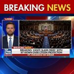 <p>On February 25, 2026, Vice President JD Vance blasted House Democrats for refusing to stand during President Trump’s State of the Union request that “the first duty of the American government is to protect American citizens, not illegal aliens.” Vance, appearing on Fox News, accused Democrats of “cowardice,” saying some merely clapped while avoiding standing because they feared being primaried and lacked the “courage of their convictions.” He framed the moment as proof Democrats prioritize special interests over citizens and urged lawmakers to publicly affirm the administration’s border-first stance. The exchange intensified partisan fallout from the address across Washington today. (<a href="https://www.washingtonpost.com/politics/2026/02/25/trump-democrats-you-caused-that-problem/?utm_source=openai">washingtonpost.com</a>)</p>