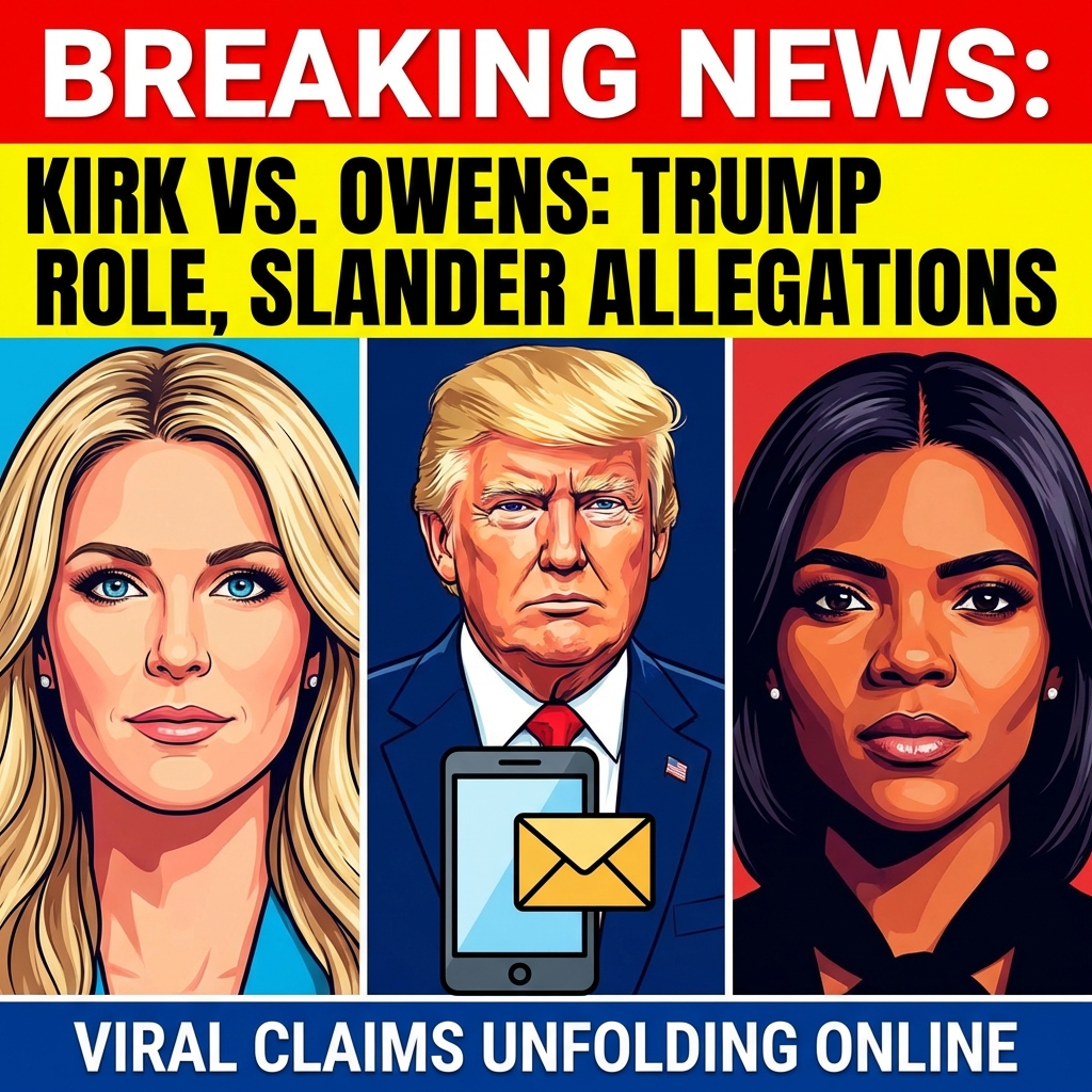 <p>Social-media posts claim Erika Kirk emailed a user — allegedly with help from former President Donald Trump — and suggest proof that Candace Owens ran a coordinated slander campaign against Kirk. (<a href="https://mobile.twstalker.com/BedoskyR?utm_source=openai">mobile.twstalker.com</a>) Washington Post and other outlets report Owens launched a video series making speculative, unverified allegations about Kirk and TPUSA; Owens has also referenced receiving tips and emails on her show. (<a href="https://www.washingtonpost.com/technology/2026/02/26/candace-owens-erika-kirk-bride-of-charlie/?utm_source=openai">washingtonpost.com</a>) Kirk and many conservative figures publicly condemned Owens’ attacks as defamatory, while Trump has publicly honored Charlie Kirk and highlighted Erika at recent events, amplifying scrutiny. (<a href="https://www.mediaite.com/media/news/boom-conservatives-applaud-erika-kirks-stunning-takedown-of-candace-owens/?utm_source=openai">mediaite.com</a>) These developments are unfolding on X and other platforms; major outlets say some claims remain unverified and are spreading rapidly online, pending independent verification.</p>