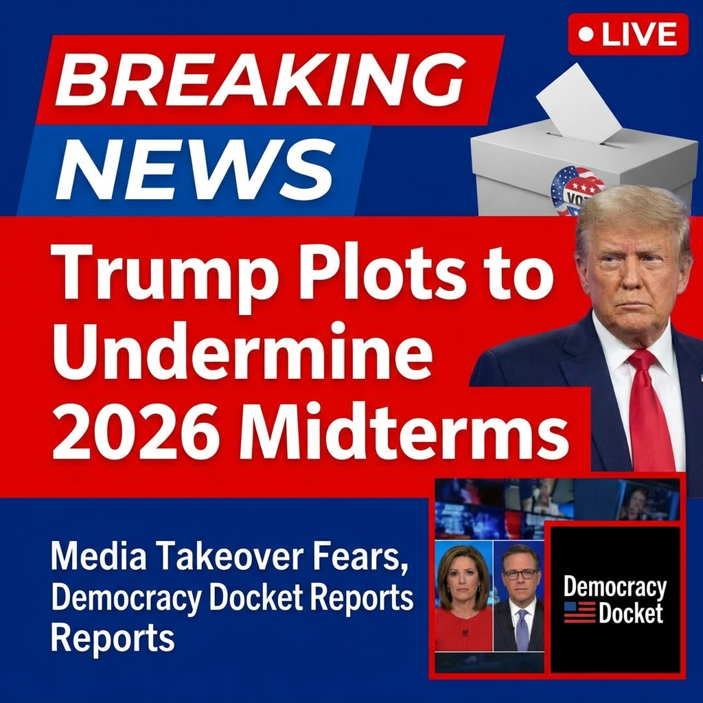 <p>Breaking reports allege that President Donald Trump is plotting to undermine or even cancel the 2026 midterm elections, prompting legal and democratic warnings. At the same time, media ownership moves by Paramount/Skydance raise fears that David Ellison and Bari Weiss could seize control of CNN if regulators approve a takeover. Democracy Docket, an independent, pro‑democracy newsroom founded by Marc Elias, says it has no corporate investors and vows to defend voting rights; it’s soliciting support and subscriptions. The stories are developing and subject to confirmation as acquisitions and legal plans advance. Readers should monitor reputable outlets for verified updates regularly. (<a href="https://www.democracydocket.com/?utm_source=openai">democracydocket.com</a>)</p>